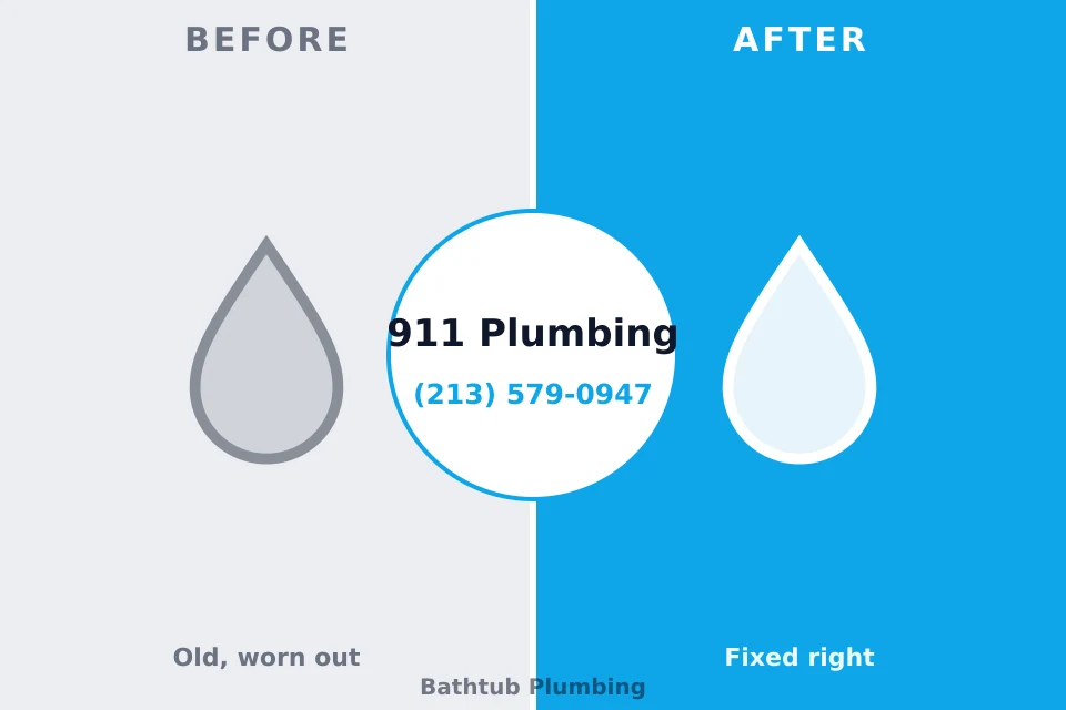 Before and after: plumbing repair Folsom, CA